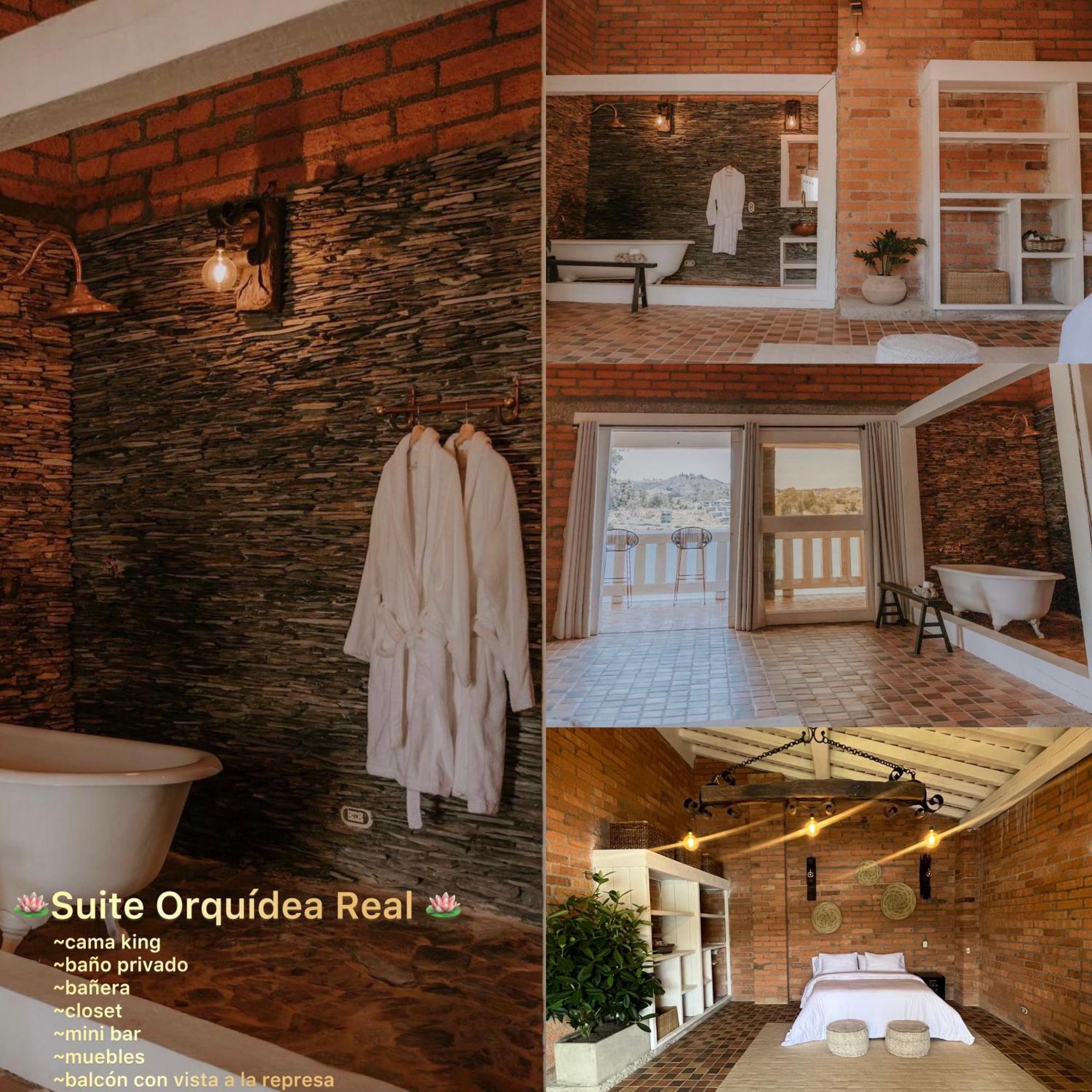 Botanico Hotel Boutique Guatape Эль-Пеньоль Экстерьер фото